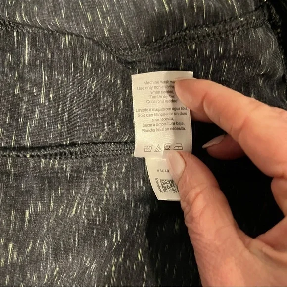 Reebok Mens XXL Black Space Dye Speedwick Athletic T-Shirt #310 - Picture 9 of 15